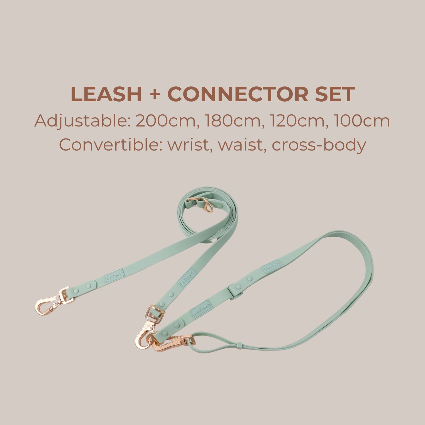 Komu Water-Resistant Adjustable Leash