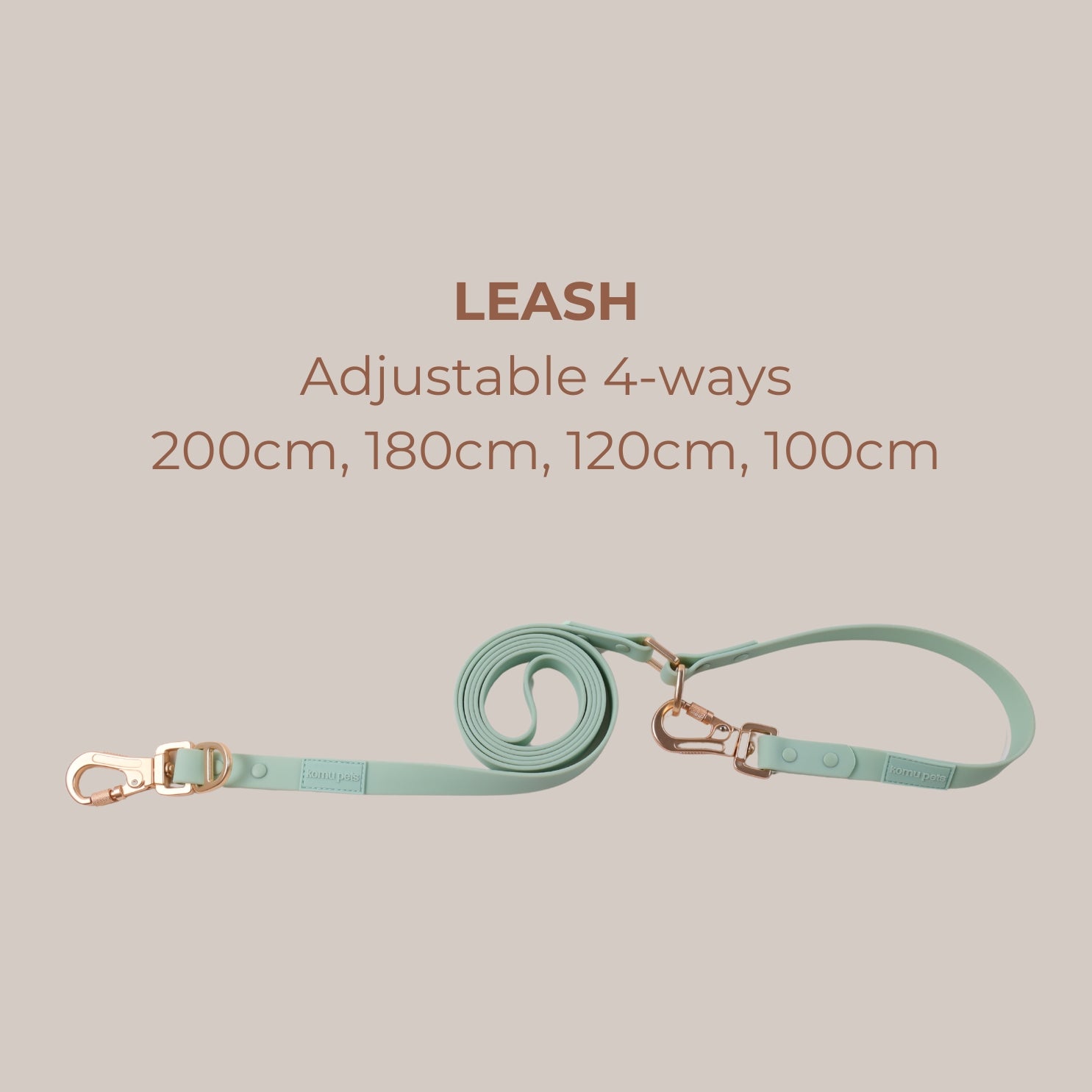 Komu Water-Resistant Adjustable Leash