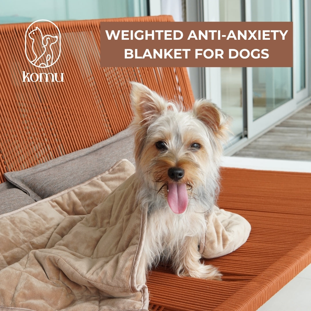 Komu Aurea Weighted Anti-Anxiety Dog Blanket
