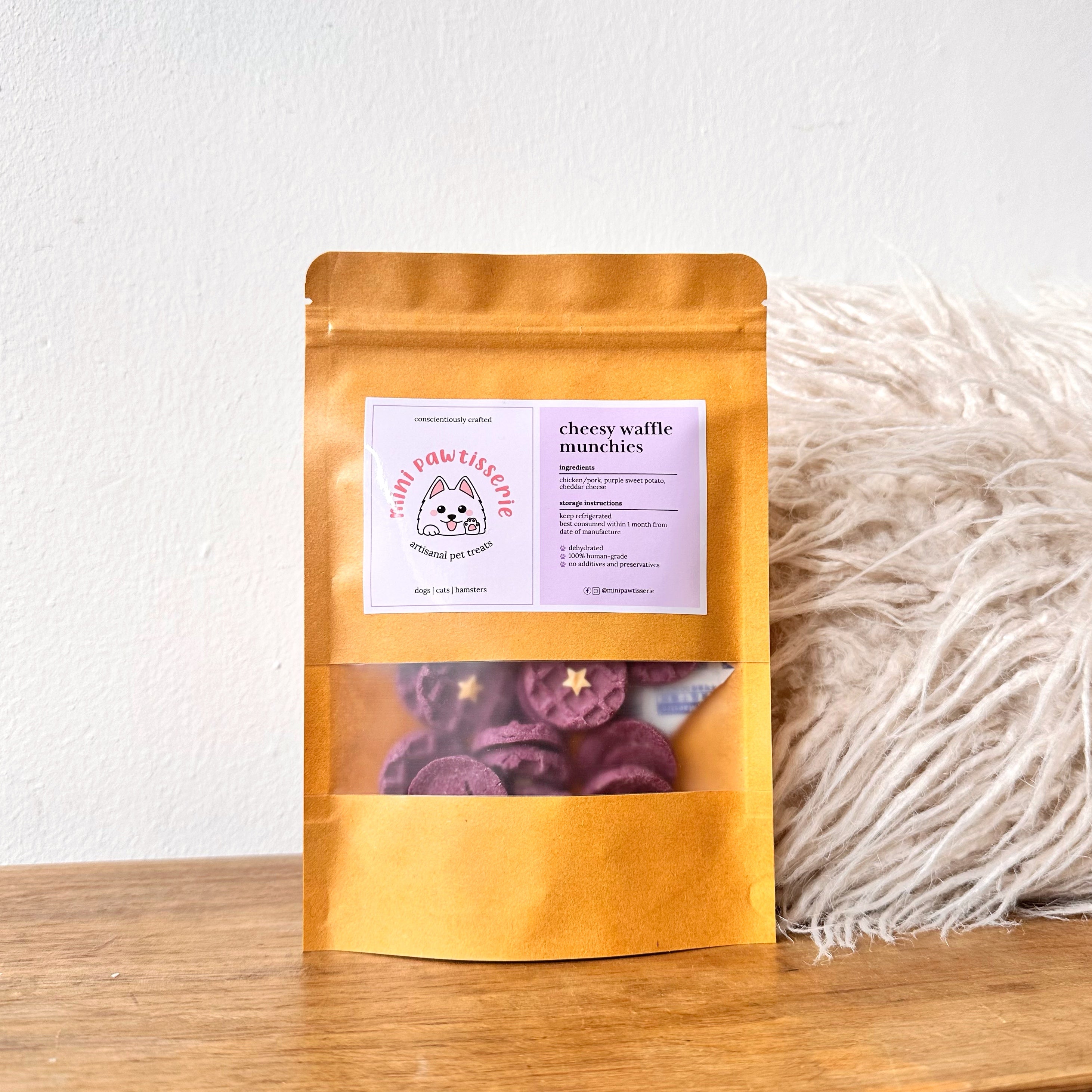 Cheesy Waffle Munchies